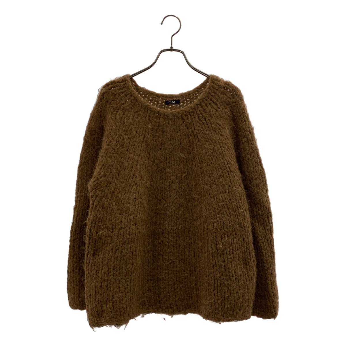 YLEVE / イレーヴ | アルパカ ローゲージ ニット | F | ブラウン | レディース YLEVE / イレーヴ | アルパカ ローゲージ ニット | F | ブラウン
