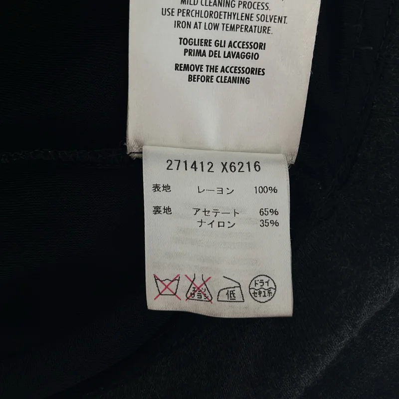 GUCCI / グッチ | レーヨン ビジュー ノースリーブ ワンピース | XS | レディース