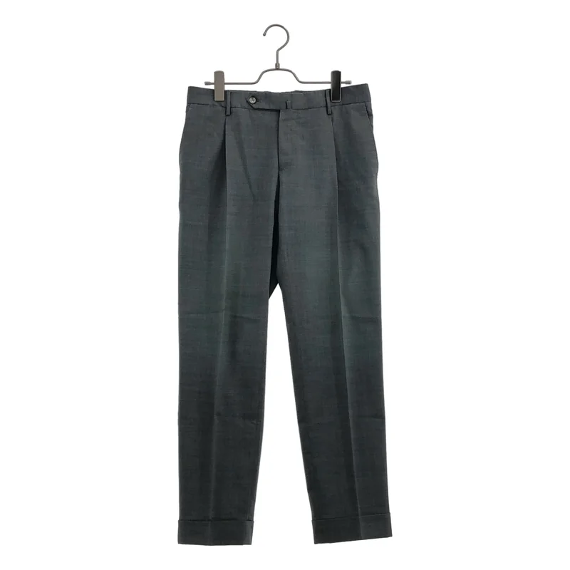 PT TORINO / ピーティートリノ | EVO FIT ウール混 ストレッチ タックスラックス | 46 | メンズ