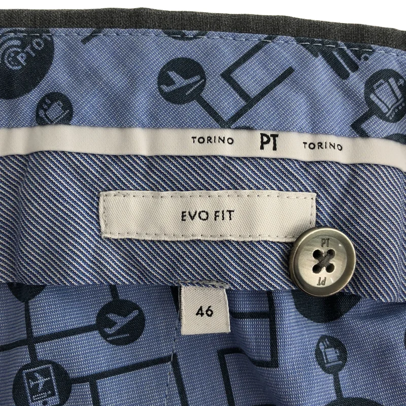 PT TORINO / ピーティートリノ | EVO FIT ウール混 ストレッチ タックスラックス | 46 | メンズ