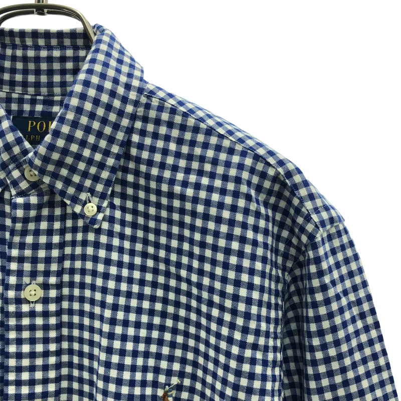 POLO RALPH LAUREN / ポロラルフローレン | チェック ワンポイントポニー シャツ | S | メンズ