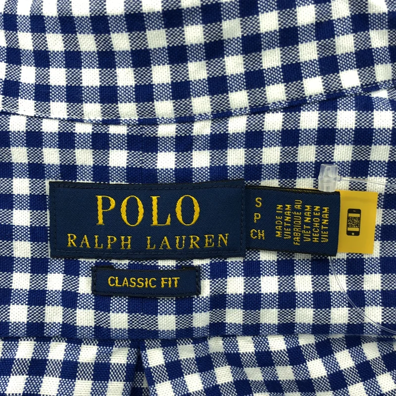 POLO RALPH LAUREN / ポロラルフローレン | チェック ワンポイントポニー シャツ | S | メンズ