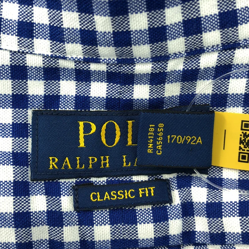 POLO RALPH LAUREN / ポロラルフローレン | チェック ワンポイントポニー シャツ | S | メンズ
