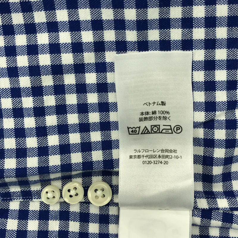 POLO RALPH LAUREN / ポロラルフローレン | チェック ワンポイントポニー シャツ | S | メンズ