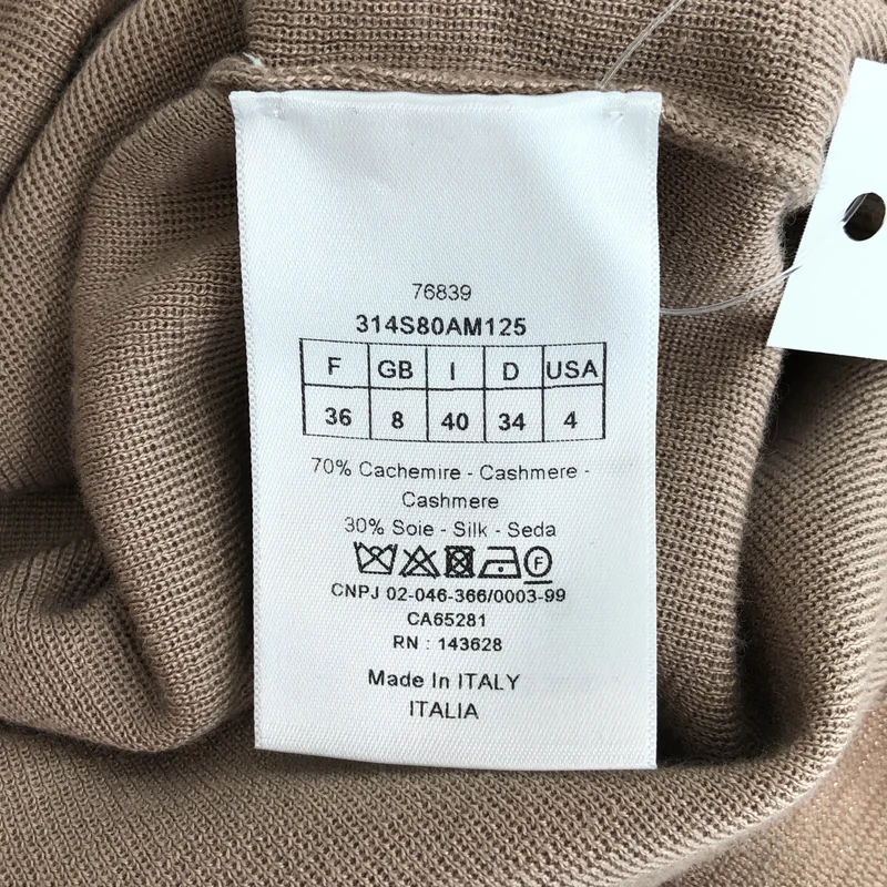 Christian Dior / クリスチャンディオール | BEE カシミア シルク ニット | 36 | レディース