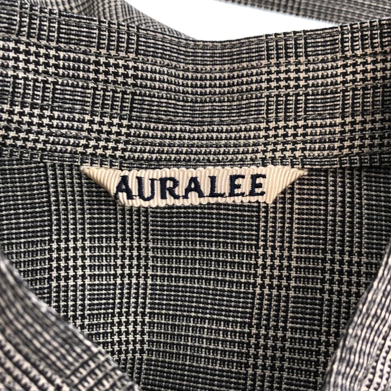 AURALEE / オーラリー | SUMMER WOOL GLEN CHECK ONE-PIECE ワンピース | 0 | レディース