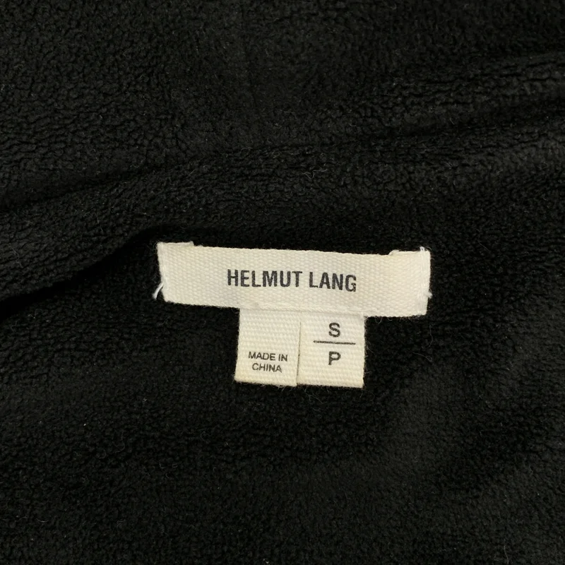 HELMUT LANG / ヘルムートラング | ラムレザー 裏地フリース フーデッドジャケット | S | レディース