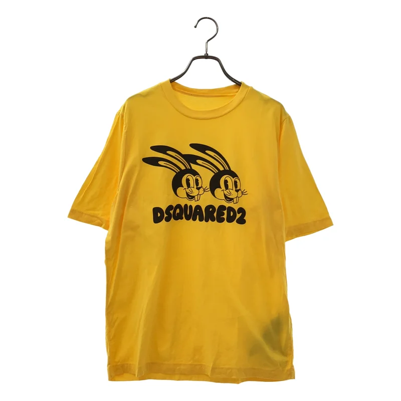 DSQUARED2 / ディースクエアード | バニーロゴ プリントTシャツ | S | レディース