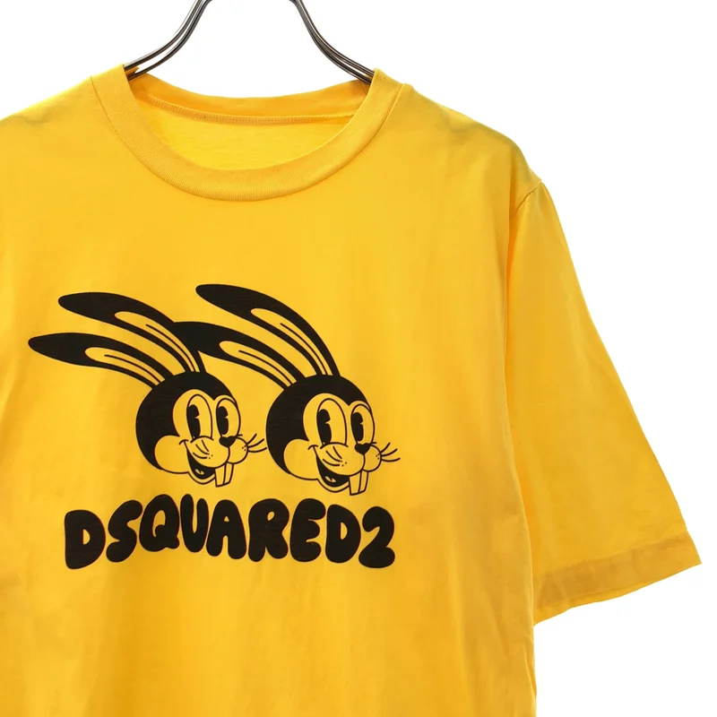 DSQUARED2 / ディースクエアード | バニーロゴ プリントTシャツ | S | レディース