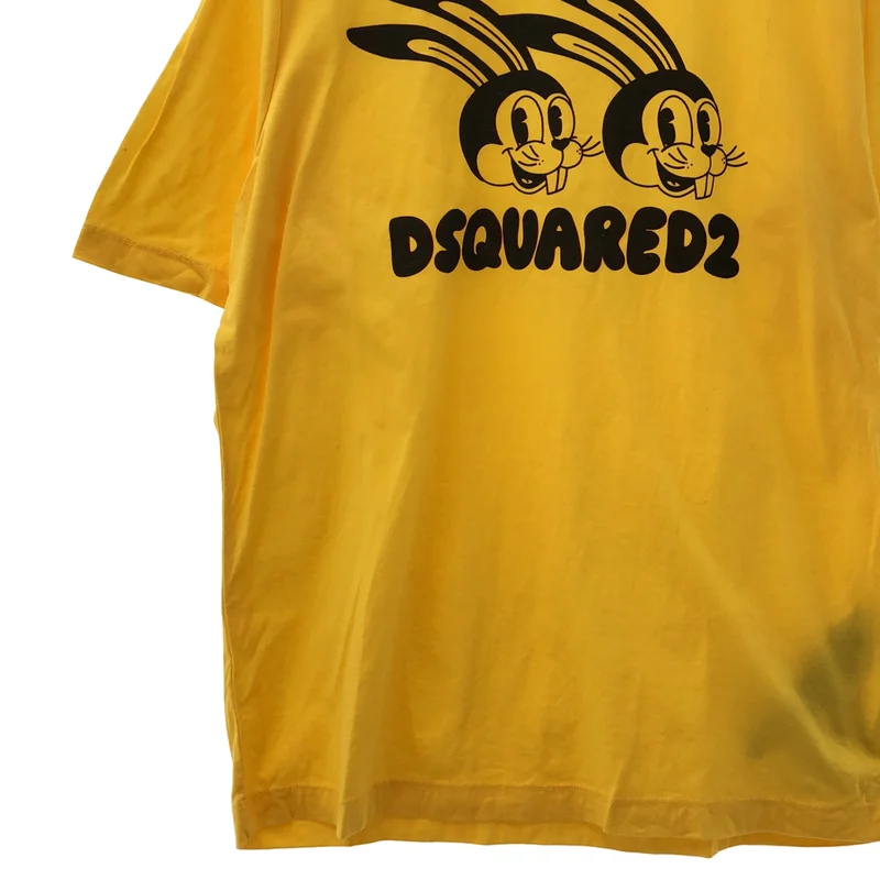 DSQUARED2 / ディースクエアード | バニーロゴ プリントTシャツ | S | レディース
