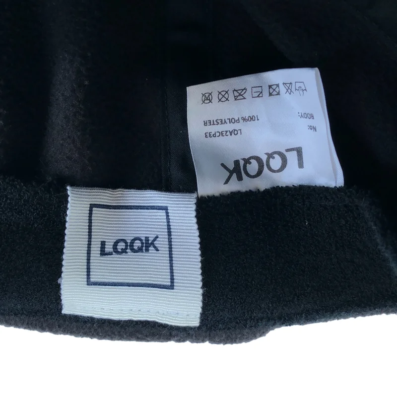 LQQK Studio / ルックスタジオ | ラバーロゴ フリースキャップ | F | その他