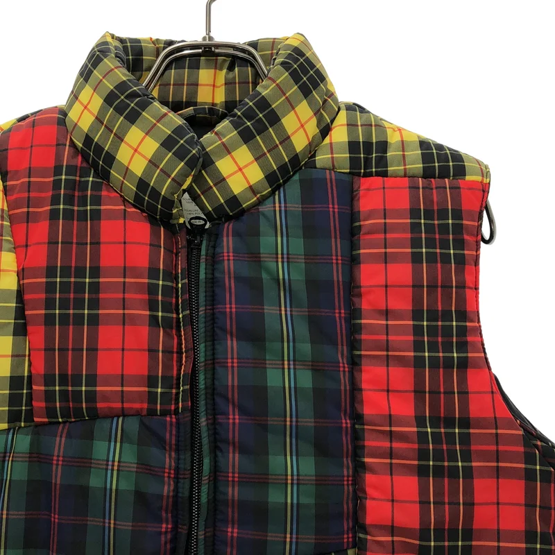 COMME des GARCONS SHIRT / コムデギャルソンシャツ | タータンチェック 中綿ベスト | XS | メンズ