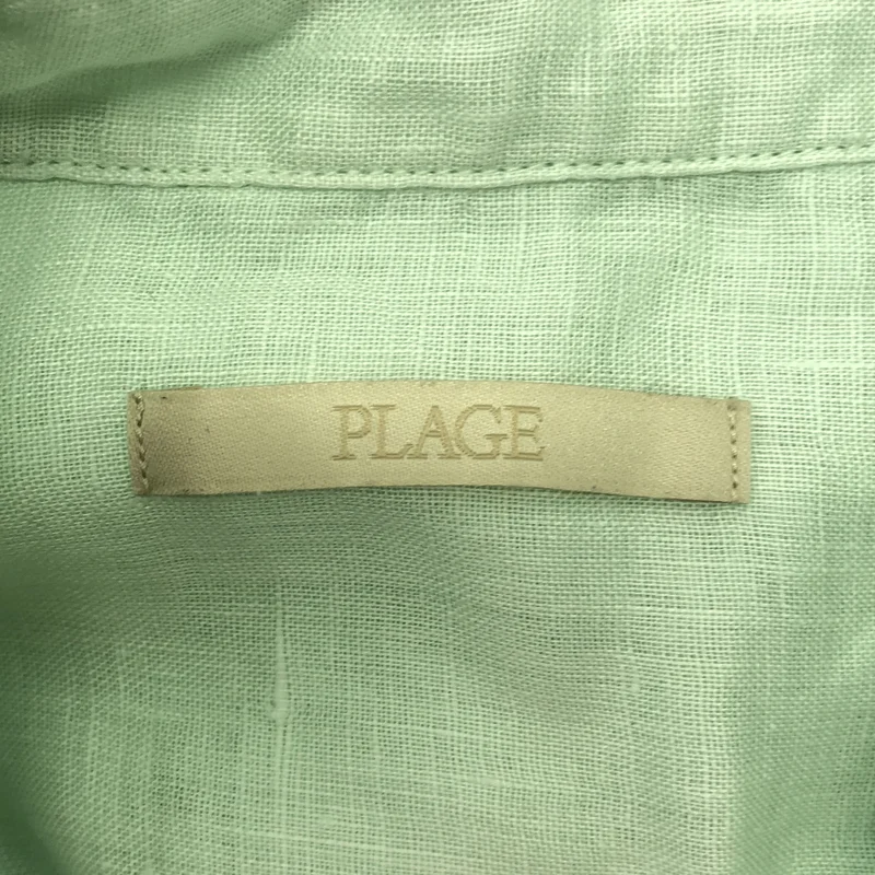 Plage / プラージュ | 2025AW | リネン ロングスリーブシャツ |