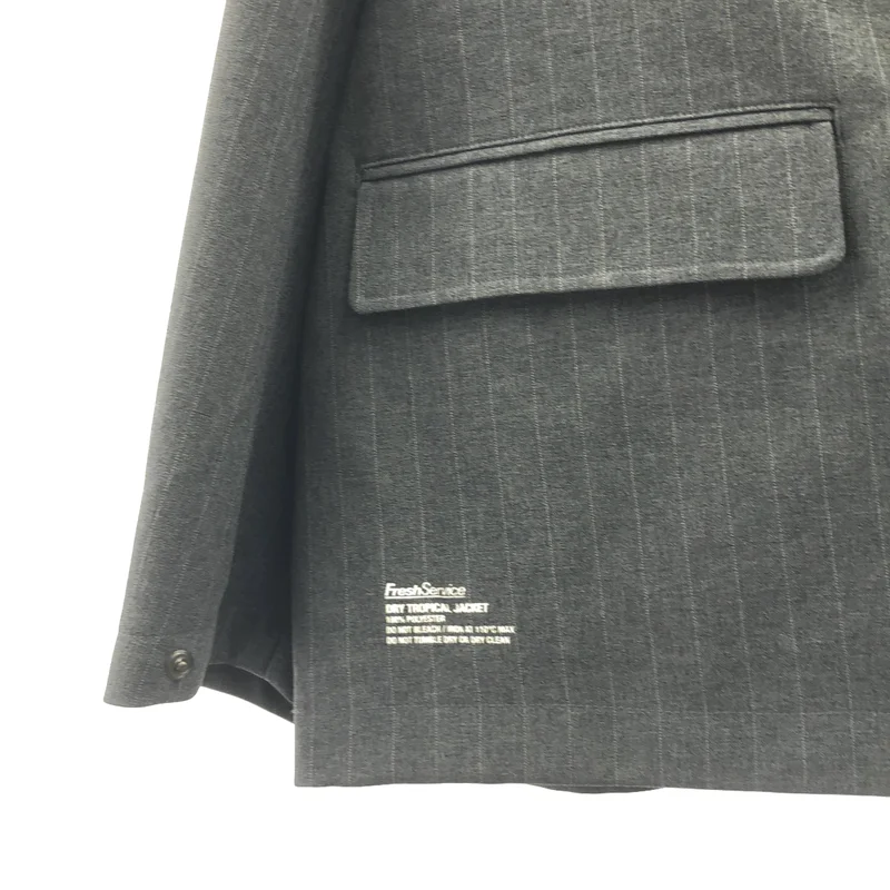 FreshService / フレッシュサービス | DRY TROPICAL JACKET ストライプ テーラードジャケット | M | メンズ