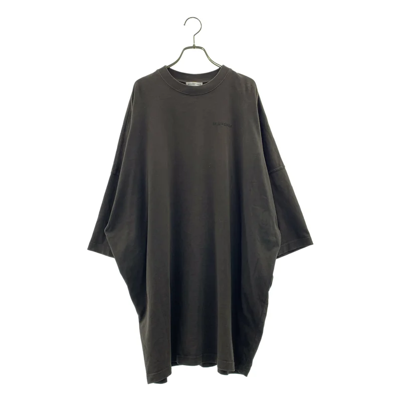 BALENCIAGA / バレンシアガ | コットン ロゴエンブロイダリー オーバーサイズ カットソー | XS | メンズ