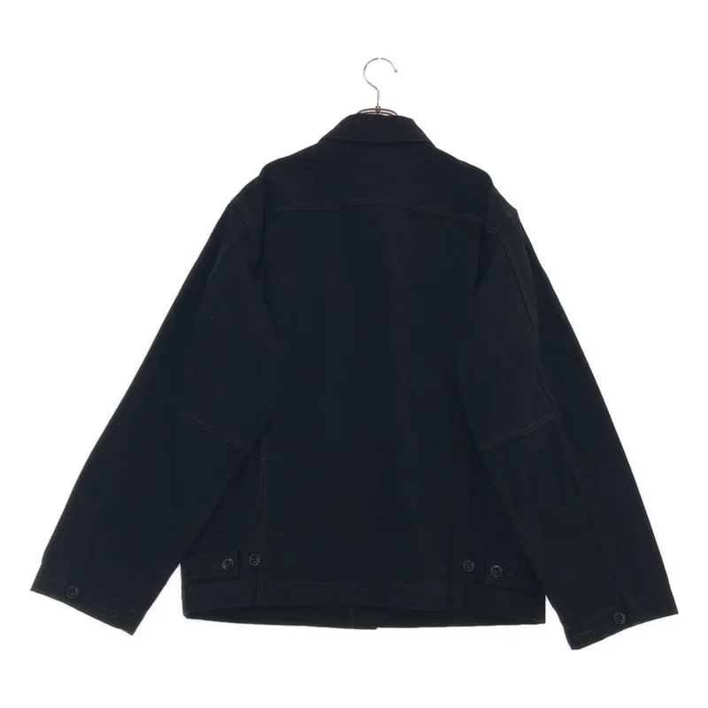 LEMAIRE / ルメール | BOXY JACKET ボクシージャケット / ヘヴィーブラックデニム | S | メンズ