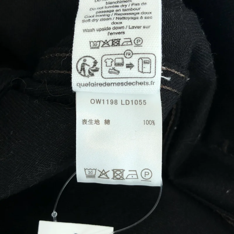 LEMAIRE / ルメール | BOXY JACKET ボクシージャケット / ヘヴィーブラックデニム | S | メンズ