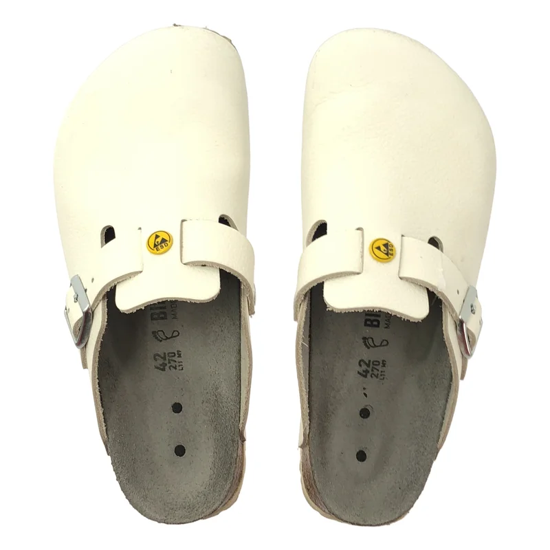 BIRKENSTOCK / ビルケンシュトック | BOSTON ESD レザー サンダル | 42 | メンズ