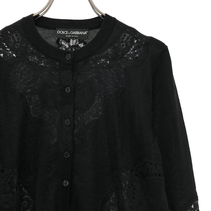 DOLCE＆GABBANA / ドルチェ＆ガッバーナ | レース カーディガン | 40 | レディース