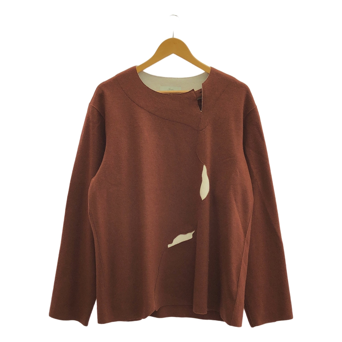 amachi. / アマチ | Wood Crack Top / 007E ウール ニット プル
