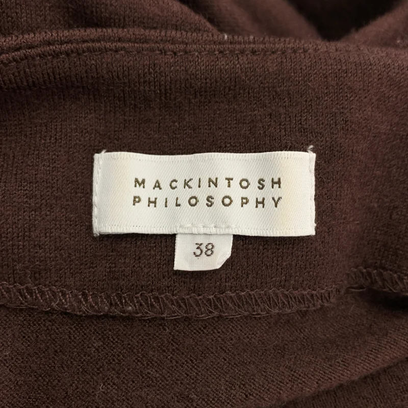 MACKINTOSH PHILOSOPHY / マッキントッシュフィロソフィー | セットアップ / ウール カットソー / ギャザースカート | 38 | レディース