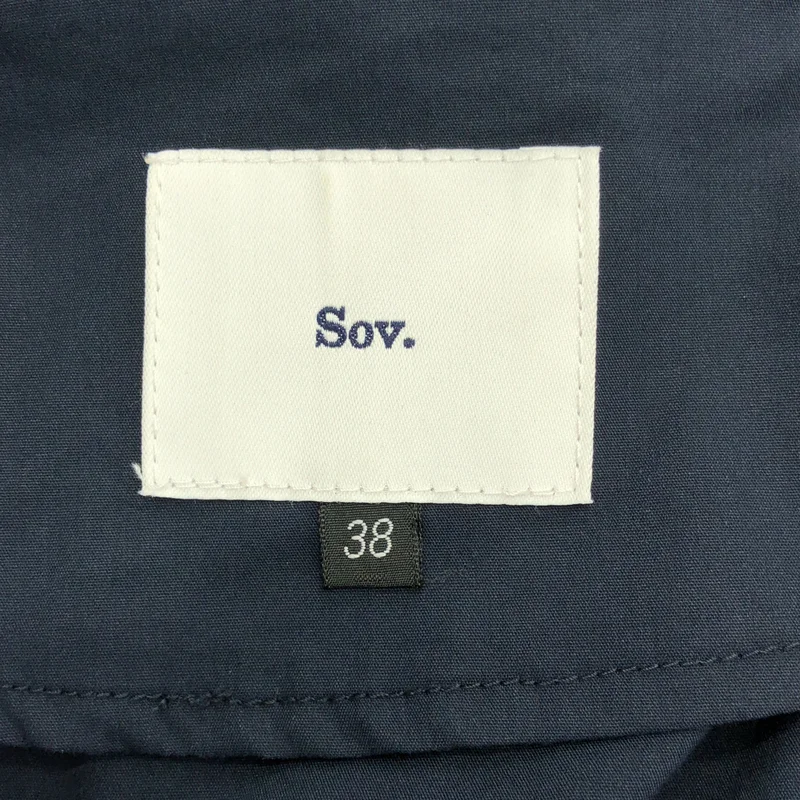 Sov. / ソブ | ナイロンストレッチシャツワンピース | 38 | レディース