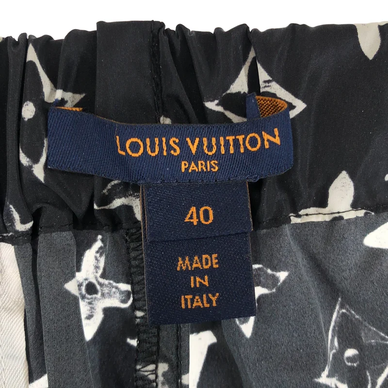 Louis Vuitton / ルイヴィトン | ステンシル エフェクト モノグラム ジョグパンツ | 40 | レディース