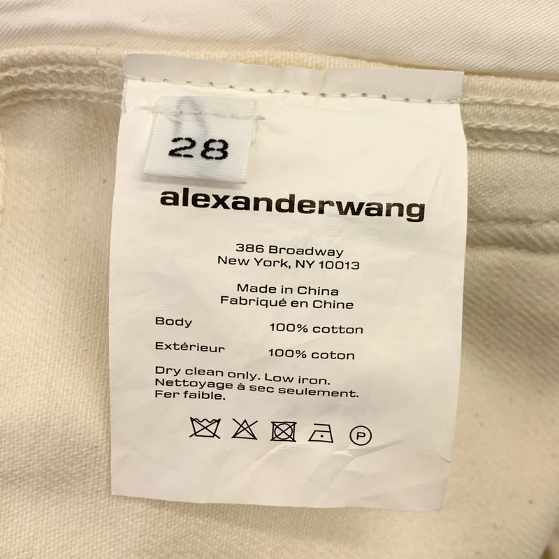 ALEXANDER WANG / アレキサンダーワン | コットン ベルト付き ハーフパンツ | 28 | メンズ