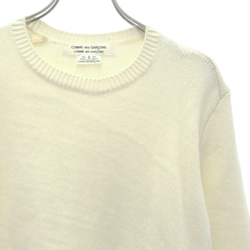 COMME des GARCONS COMME des GARCONS / コムコム | 2022AW | サイドフリル クルーネックニット | S | レディース