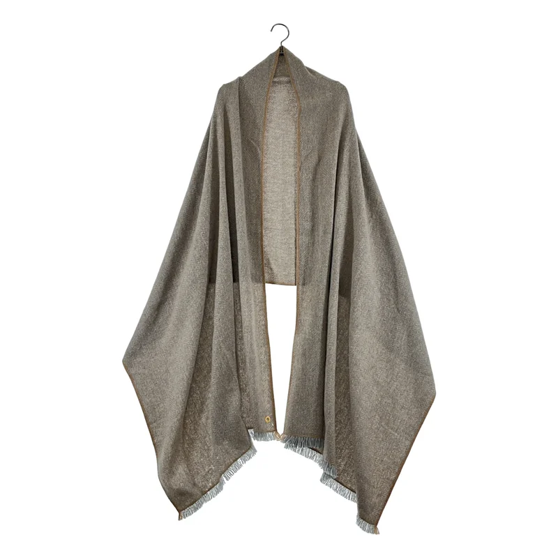 Loro Piana / ロロピアーナ | baby cashmere / カシミヤ フリンジ 大判 ストール マフラー / ユニセックス |