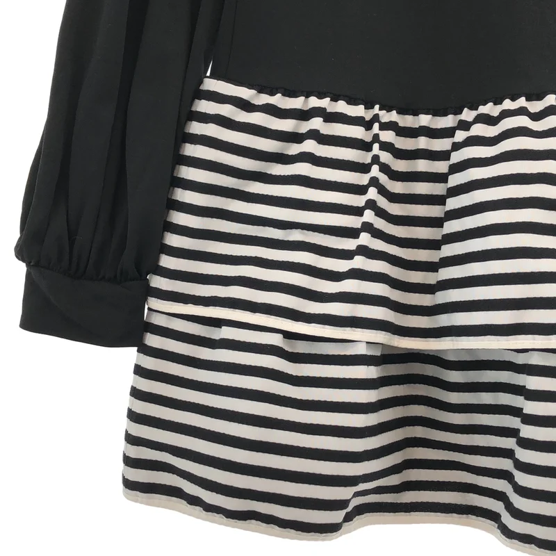 BORDERS at BALCONY / ボーダーズアットバルコニー | BORDER TIERED TOP ボーダー ティアードトップ カットソー | 38 | レディース