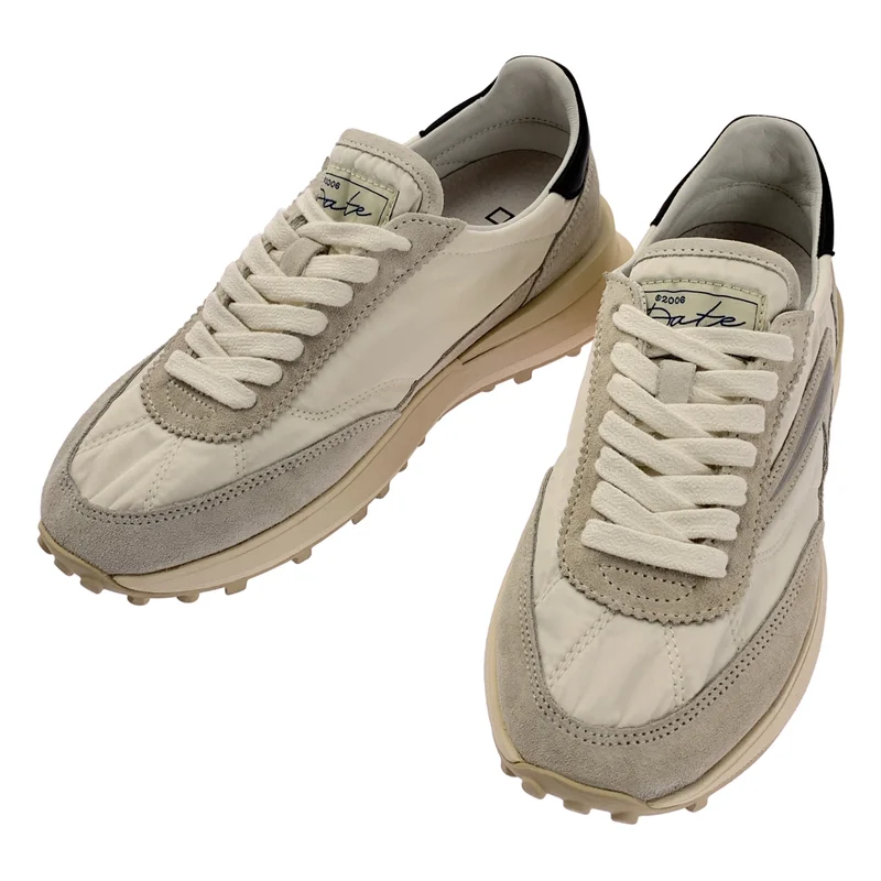 D.A.T.E. / デイト | ATHELETA NYLON WHITE -BLACK スニーカー | 24.5 | レディース