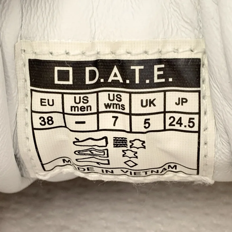 D.A.T.E. / デイト | ATHELETA NYLON WHITE -BLACK スニーカー | 24.5 | レディース