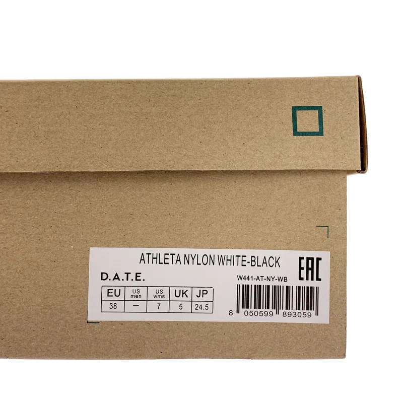 D.A.T.E. / デイト | ATHELETA NYLON WHITE -BLACK スニーカー | 24.5 | レディース