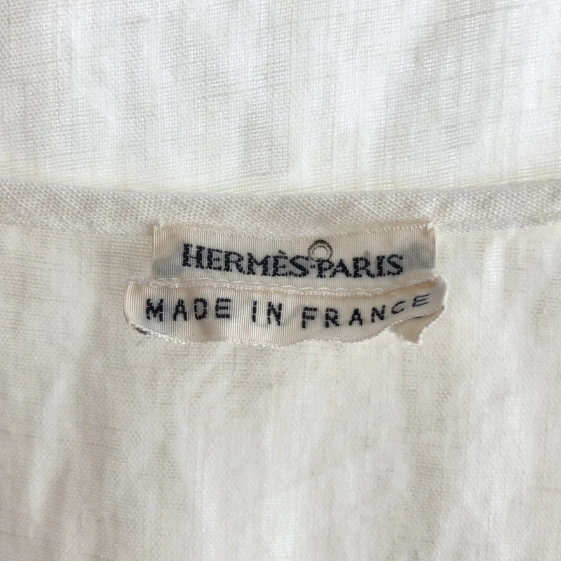 HERMES / エルメス | マルジェラ期 リネン ノースリーブワンピース | 38 | レディース