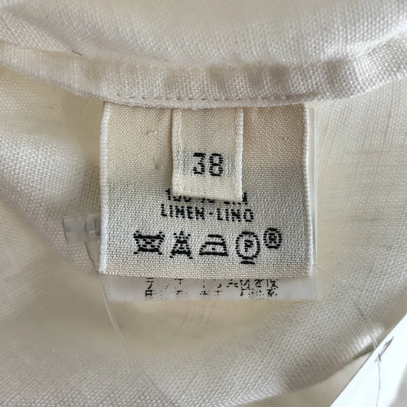HERMES / エルメス | マルジェラ期 リネン ノースリーブワンピース | 38 | レディース