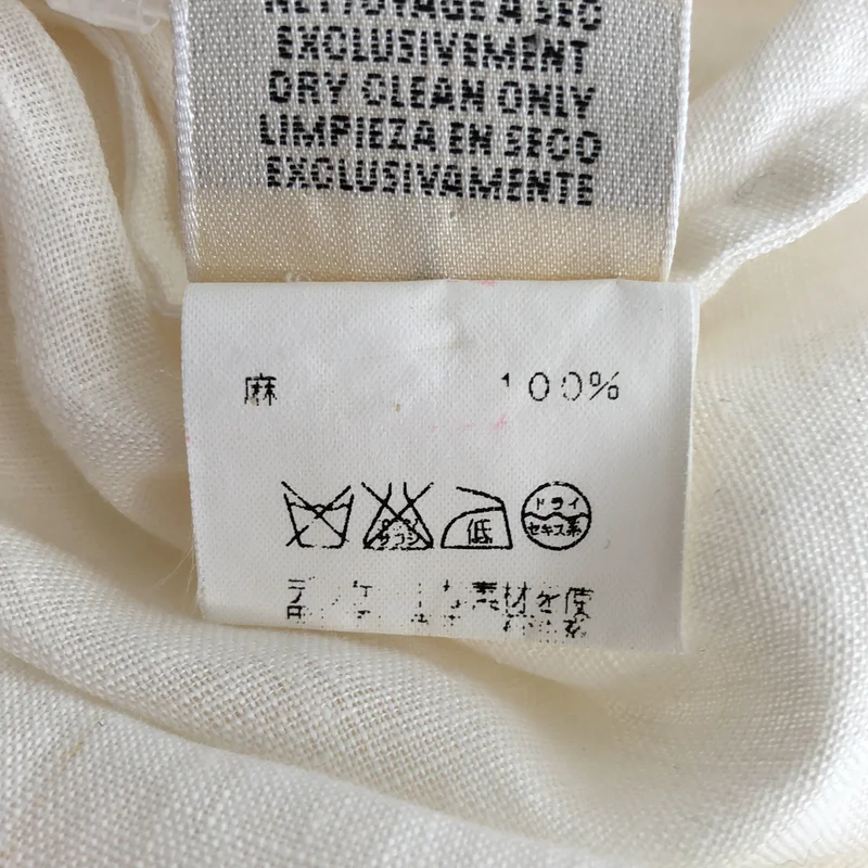 HERMES / エルメス | マルジェラ期 リネン ノースリーブワンピース | 38 | レディース