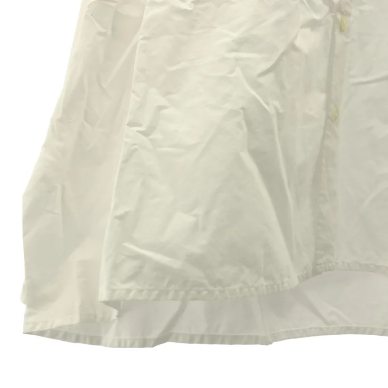 tricot COMME des GARCONS / トリココムデギャルソン | コットン ギャザー ラウンドカラー シャツ | S | レディース