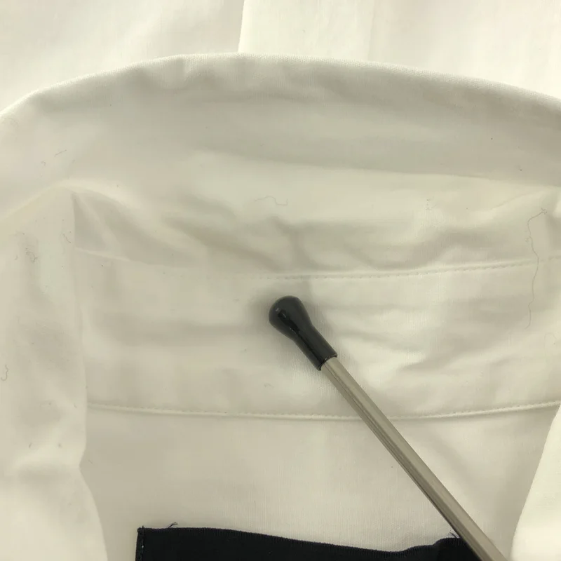 tricot COMME des GARCONS / トリココムデギャルソン | コットン ギャザー ラウンドカラー シャツ | S | レディース