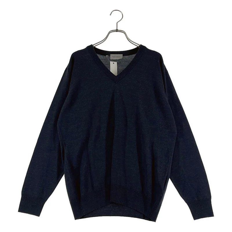 JOHN SMEDLEY / ジョンスメドレー | メリノウール Vネックニット | S | メンズ