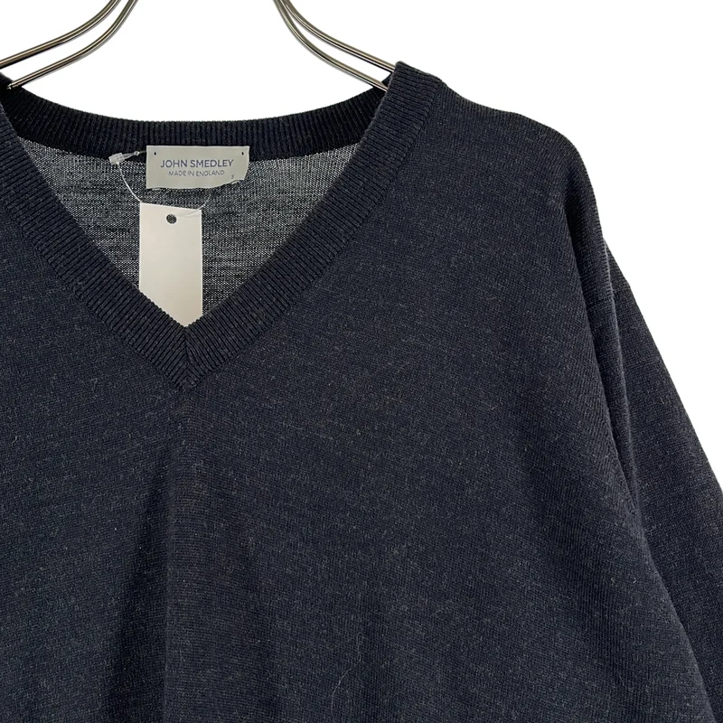 JOHN SMEDLEY / ジョンスメドレー | メリノウール Vネックニット | S | メンズ