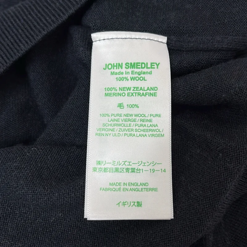 JOHN SMEDLEY / ジョンスメドレー | メリノウール Vネックニット | S | メンズ