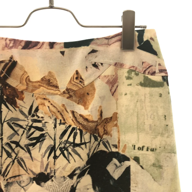 CARVEN / カルヴェン | ウール 総柄プリント スカート | 36 | レディース