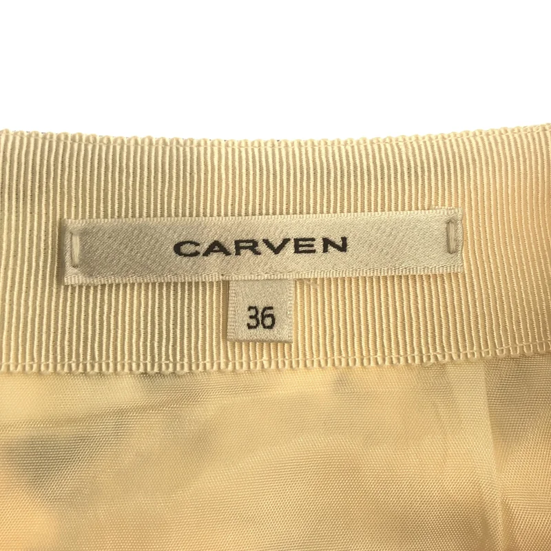 CARVEN / カルヴェン | ウール 総柄プリント スカート | 36 | レディース