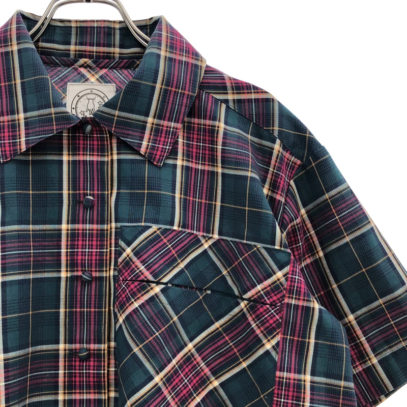 madder madder / マダマダ | ROSE big pocket check ブラウス |