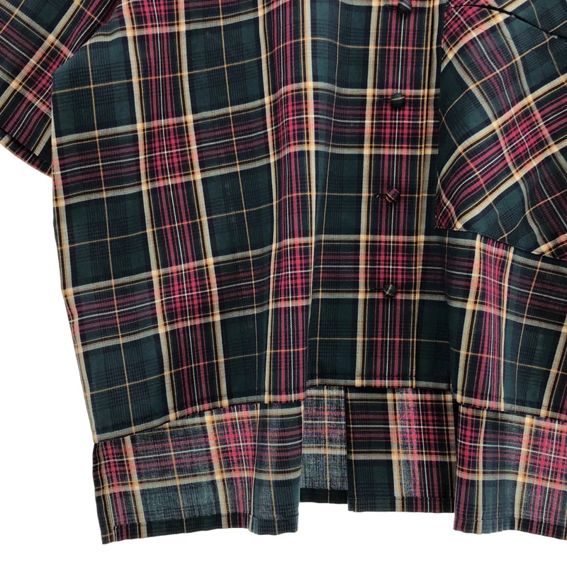 madder madder / マダマダ | ROSE big pocket check ブラウス |