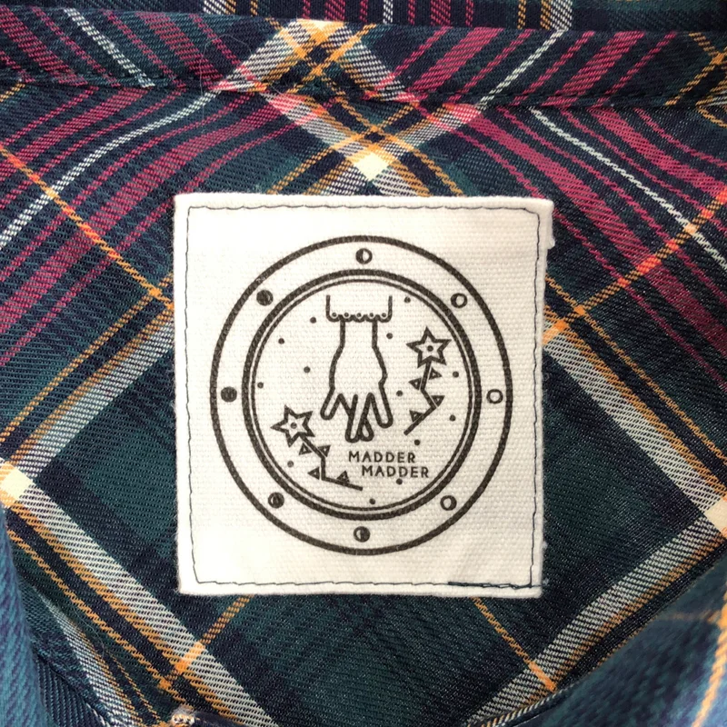 madder madder / マダマダ | ROSE big pocket check ブラウス |