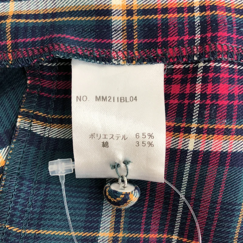 madder madder / マダマダ | ROSE big pocket check ブラウス |