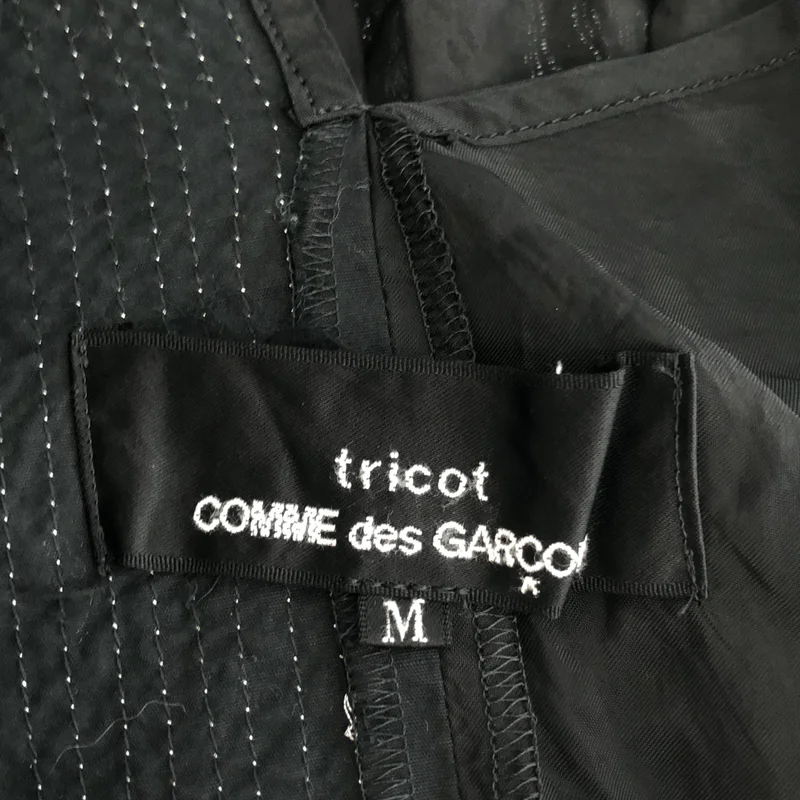 tricot COMME des GARCONS / トリココムデギャルソン | 2008SS | キュプラ 染色加工 ノースリーブ ギャザーワンピース | M | レディース