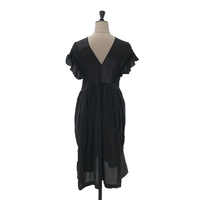 tricot COMME des GARCONS / トリココムデギャルソン | 2008SS | キュプラ 染色加工 ノースリーブ ギャザーワンピース | M | レディース